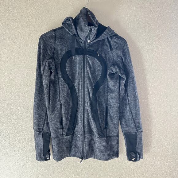 Lululemon Stride Jacket Soft mini Check Black heathered coal - Picture 10 of 12
